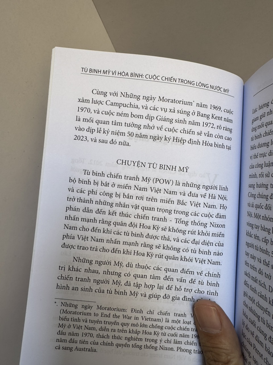 [Chú thích, ảnh minh họa] TÙ BINH MỸ VÌ HÒA BÌNH: CUỘC CHIẾN TRONG LÒNG NƯỚC MỸ - Tom Wilber và Jerry Lembcke - Lê Đỗ Huy dịch - NXB Thế Giới