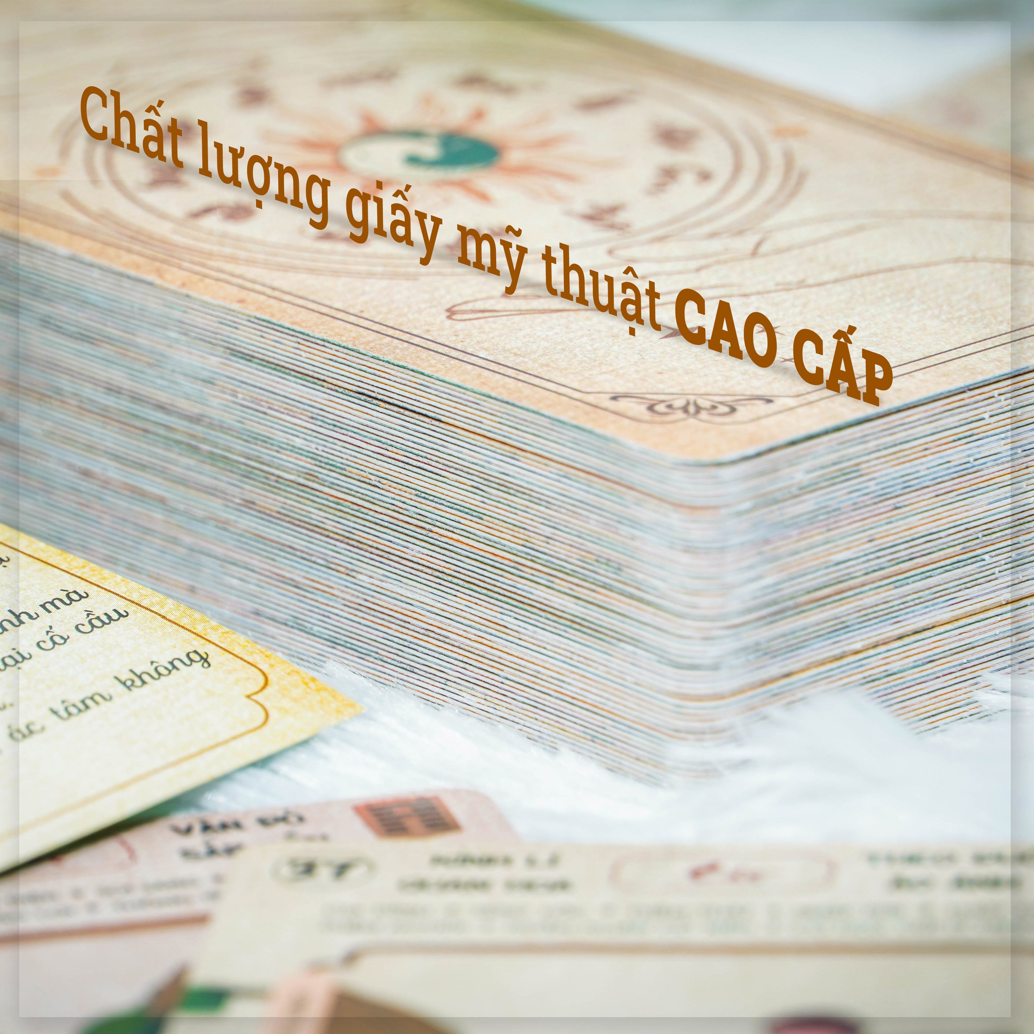 Bộ Bài Kỳ Pháp Minh Thư - Kinh Dịch 64 Quẻ - Phong Cách Tranh Đông Hồ Việt Nam