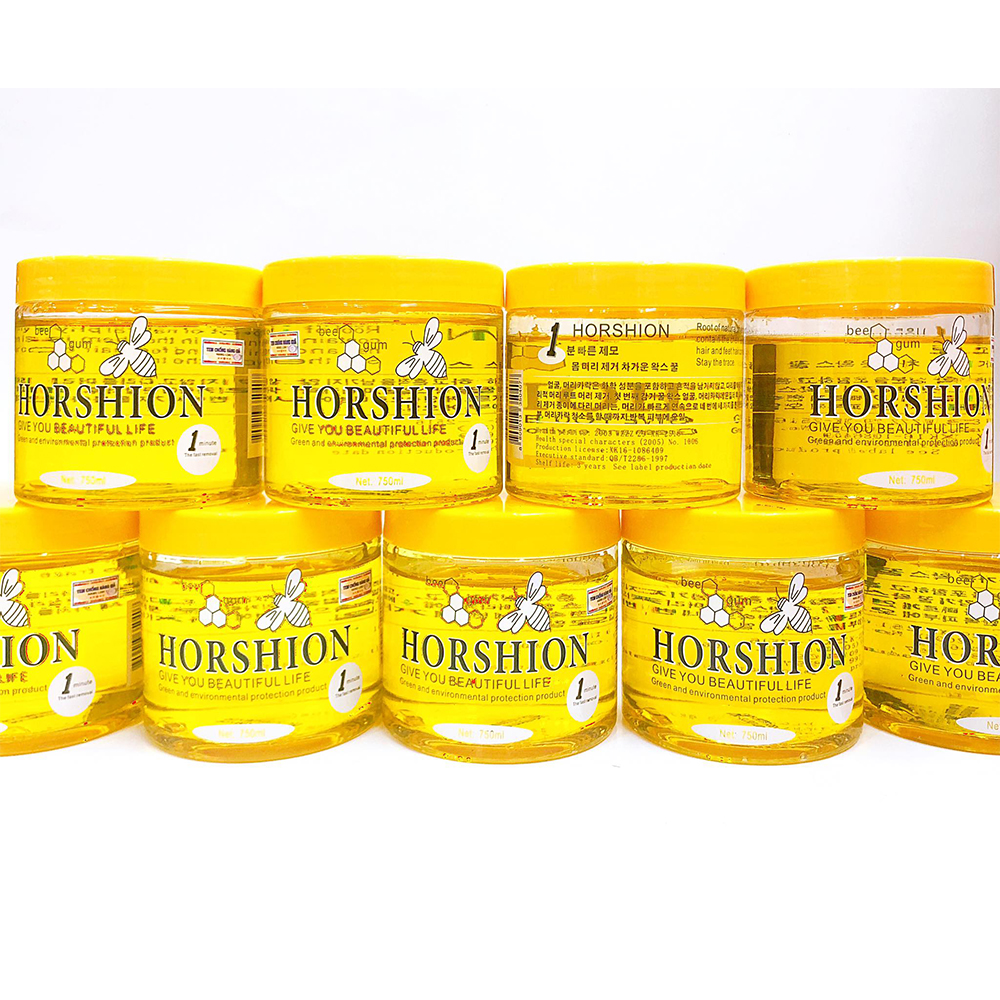 Sáp wax lông mật ong Horishion 750ml chính hãng