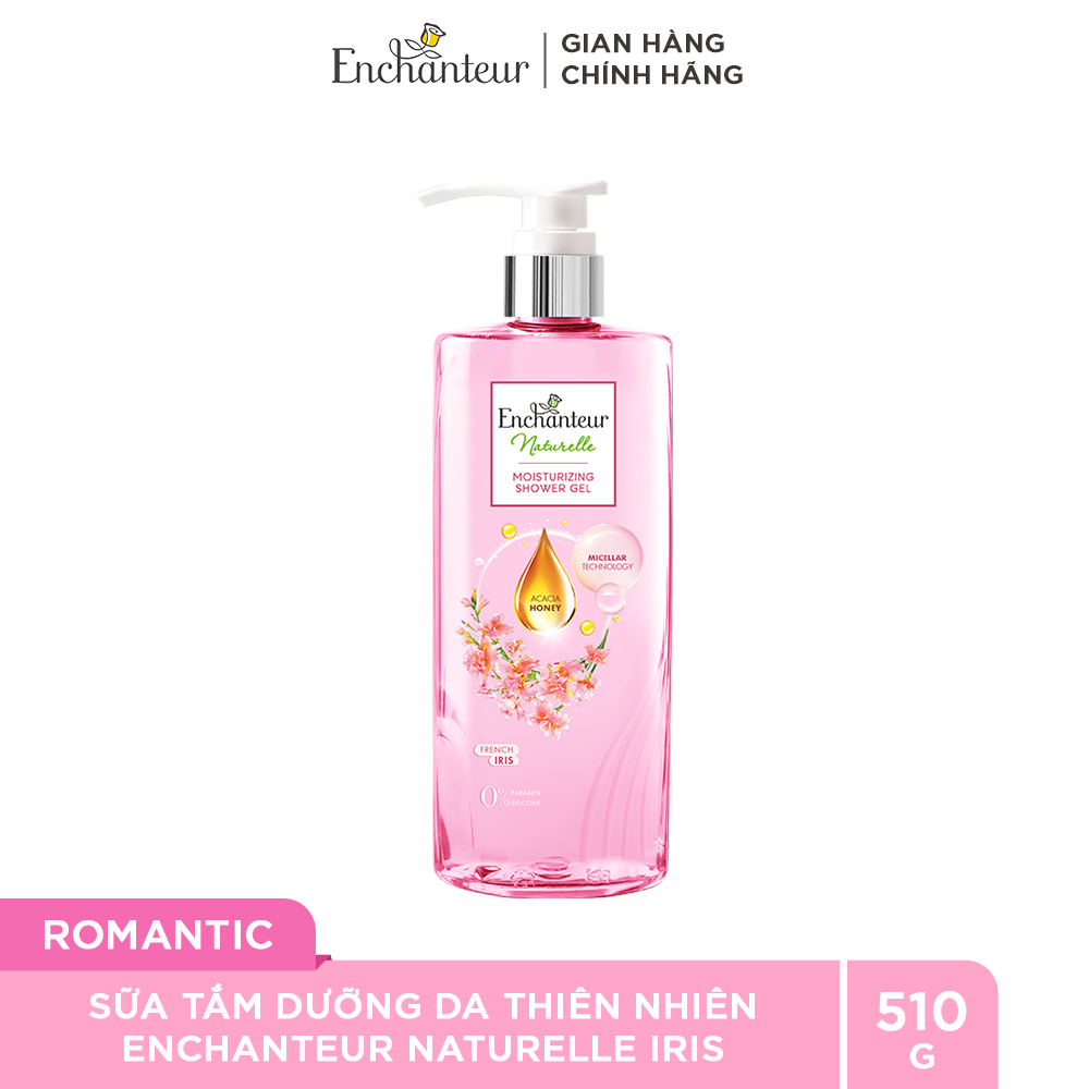 Sữa tắm dưỡng da thiên nhiên Enchanteur Naturelle Iris 510g