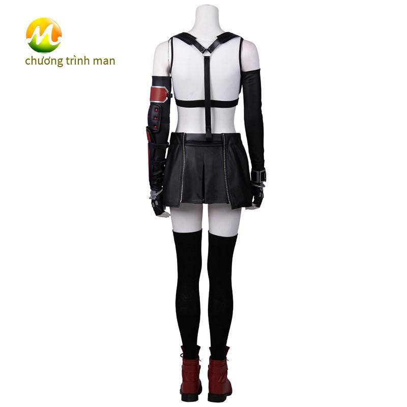 Phong cách mới nhất Manzhixiu Final Fantasy 7 phiên bản làm lại của Tifa cos phù hợp với trò chơi Advent Son trọn bộ quần áo cosplay nữ