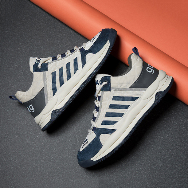 Giày Thể Thao Nam MENDO - Giày Sneaker Màu Xanh Than Chất Vải Dày Dặn, Phối Đồ Dễ Dàng - G5528