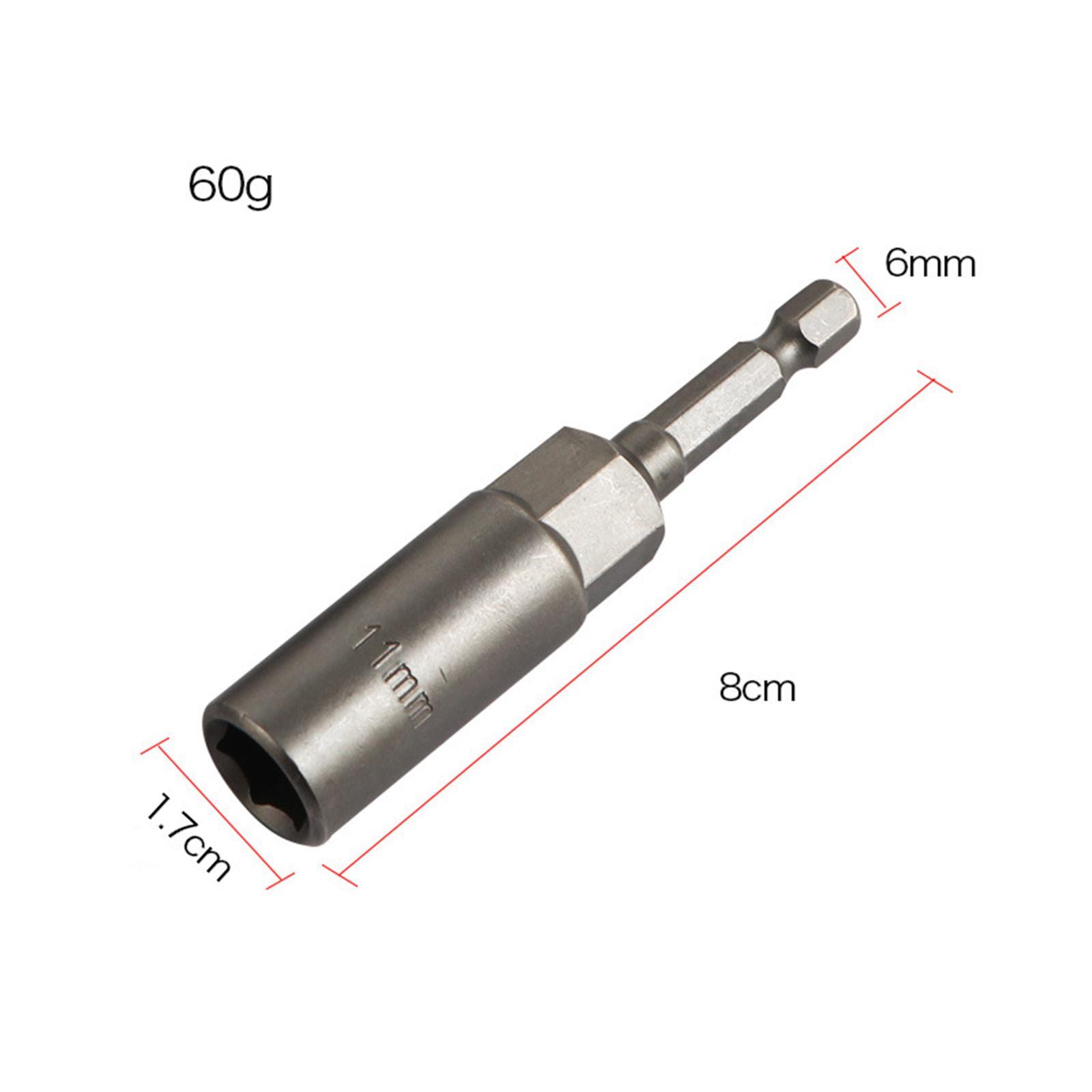 Ice Auger Drill Adapter Sleeve Ice Fishing Accessories Quick Change Metal Sturdy Replacement Bit Holder Connection Rod