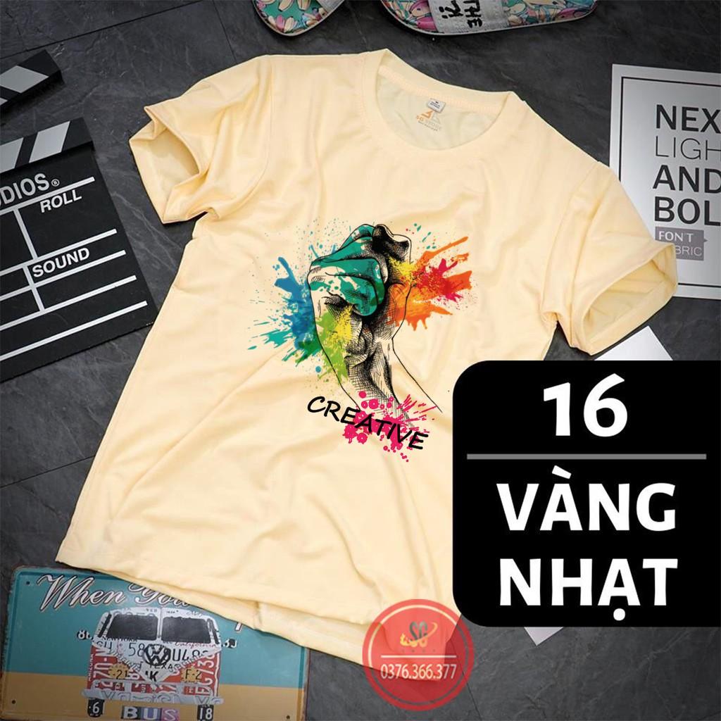 Áo thun nam tay ngắn CREATIVE - có NHIỀU MÀU