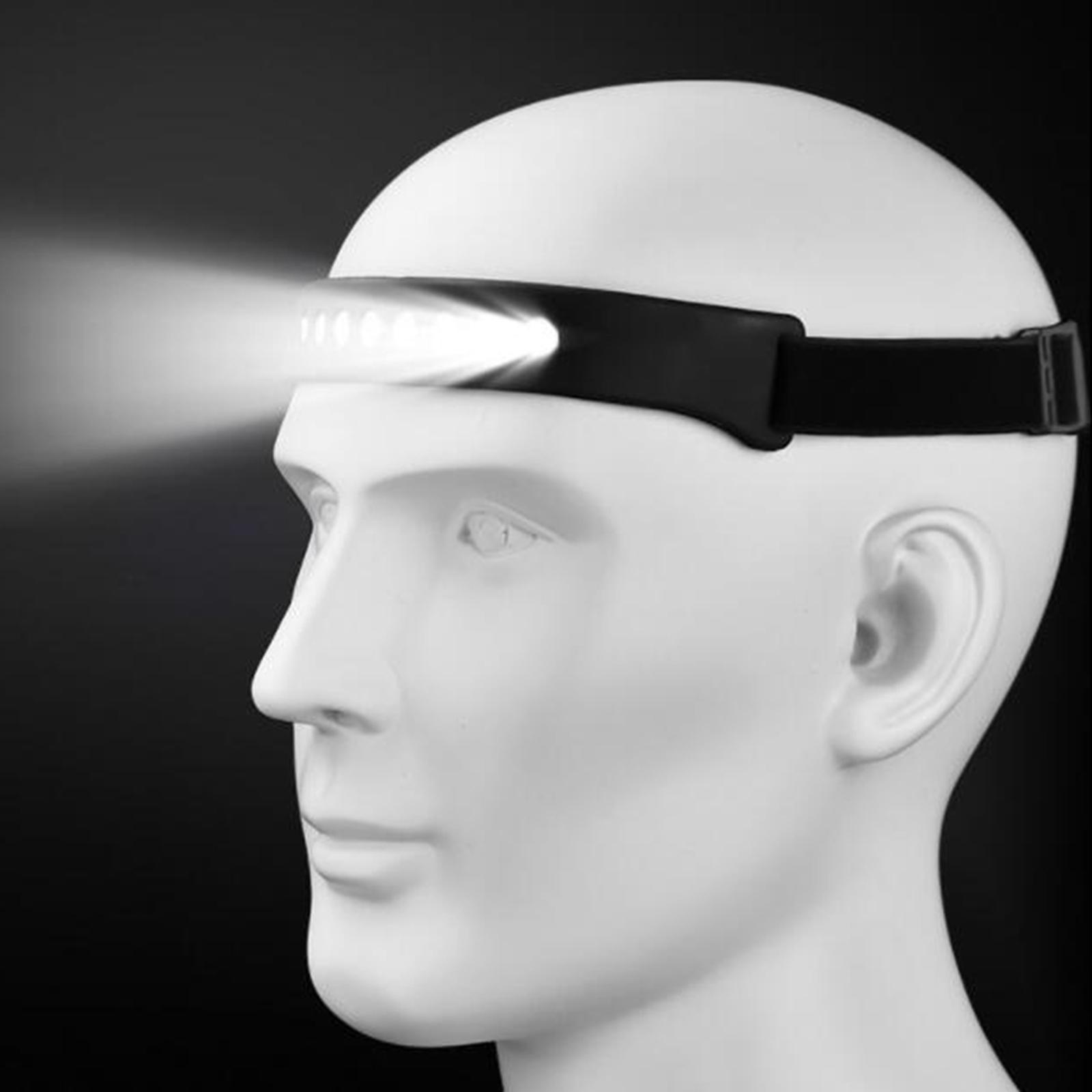 COB LED  Work Light Bar Head Band Lamp Headlight for Night Running