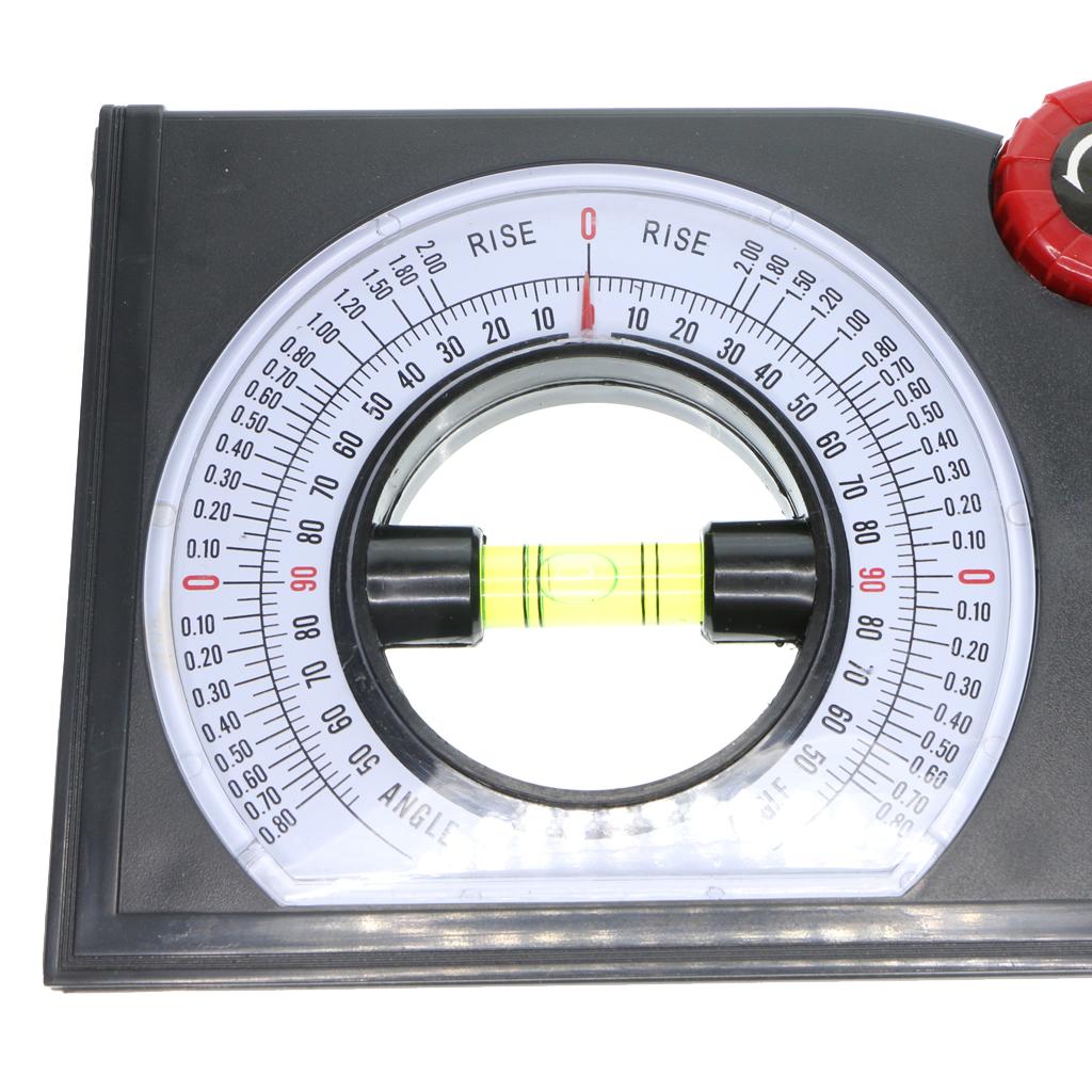 Slope Protractor Angle Bevel Inclinometer Nonmagnetic Declinometer