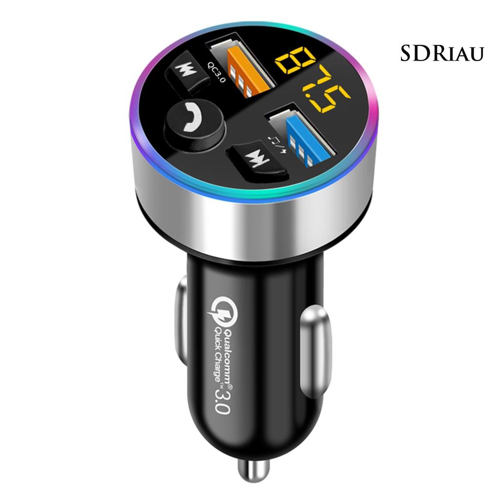 Củ Sạc Trên Ô Tô Bluetooth 5.0 Mp3 Qc3.0 + 2.4a