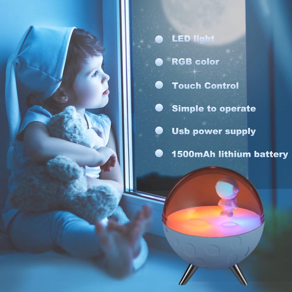 Đèn Ngủ Rgb Thay Đổi Màu Sắc Kèm Sạc Usb Tiện Dụng Cho Bé