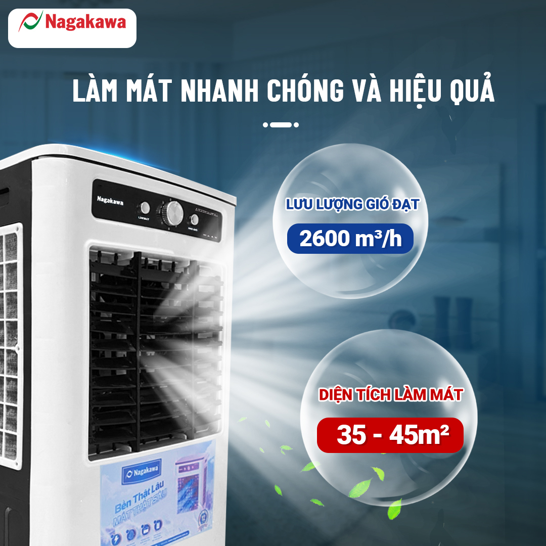 Máy làm mát Nagakawa NFC555 (21L) - Hàng chính hãng