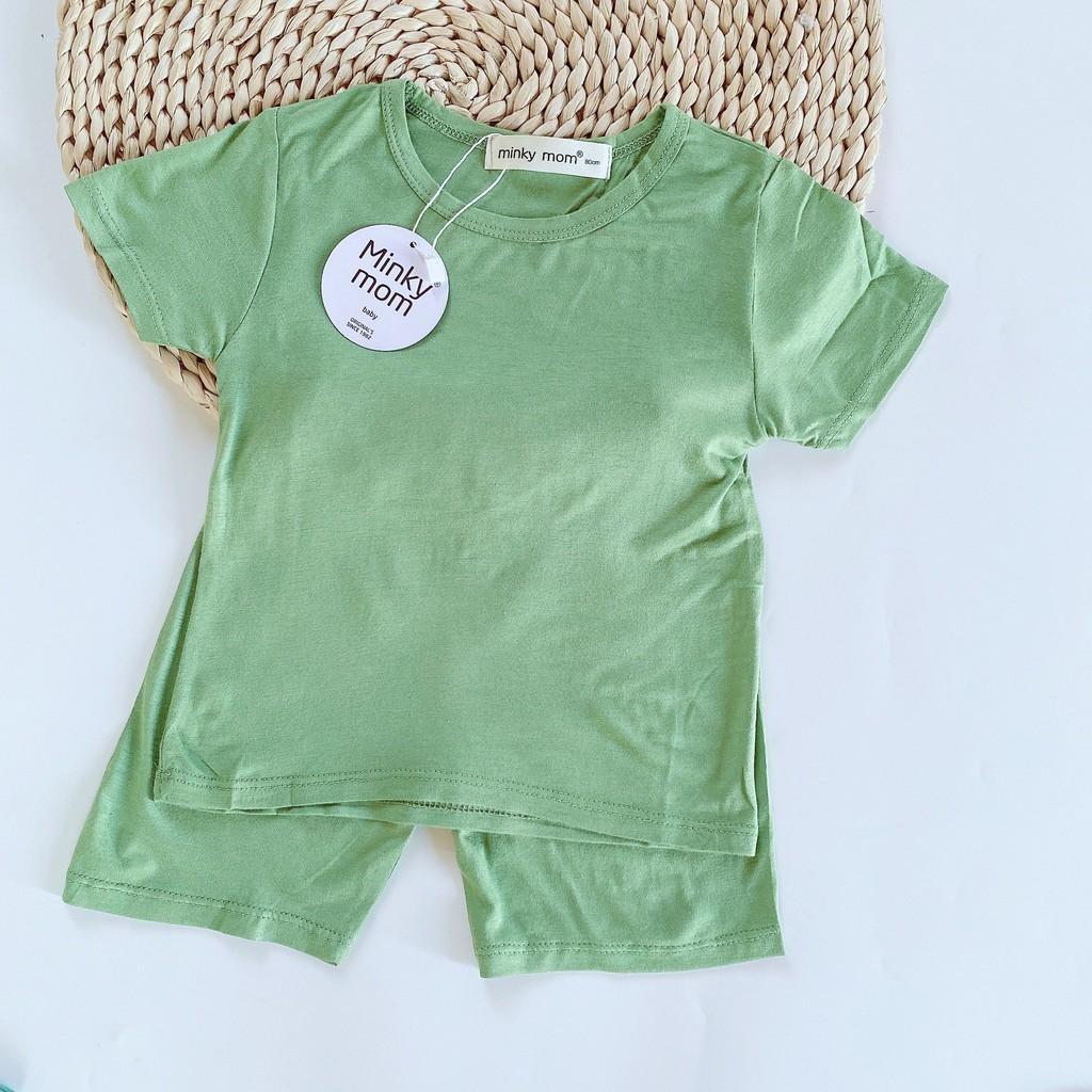 Bộ Cộc Tay Thun Lạnh MinKy Mom Cho Bé Trai Bé Gái