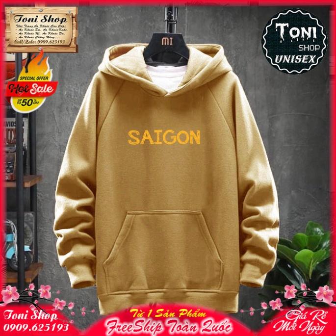 ÁO HOODIE SÀI GÒN ƠI - In Pet Siêu Bền Siêu Đẹp - Full Size Full Màu (HD8000 - Kèm Ảnh Thật) (TONI SHOP)