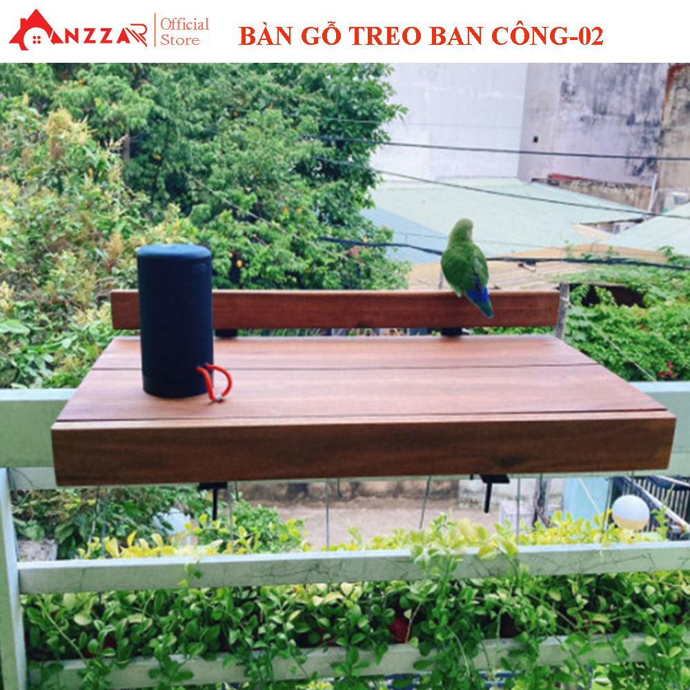 Bàn gỗ treo ban công, bàn treo ban công chung cư đẹp