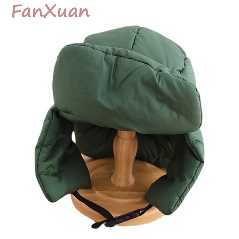 Thiết Kế Mới Mùa Đông Nón Cho Bé Chắc Chắn Dày Mềm Mại Ấm Áp Máy Bay Ném Bom Mũ Nón Rộng Vành Cho Bé Bé Trai Bé Gái Bông Pp Nhồi Earflap ngoài Trời