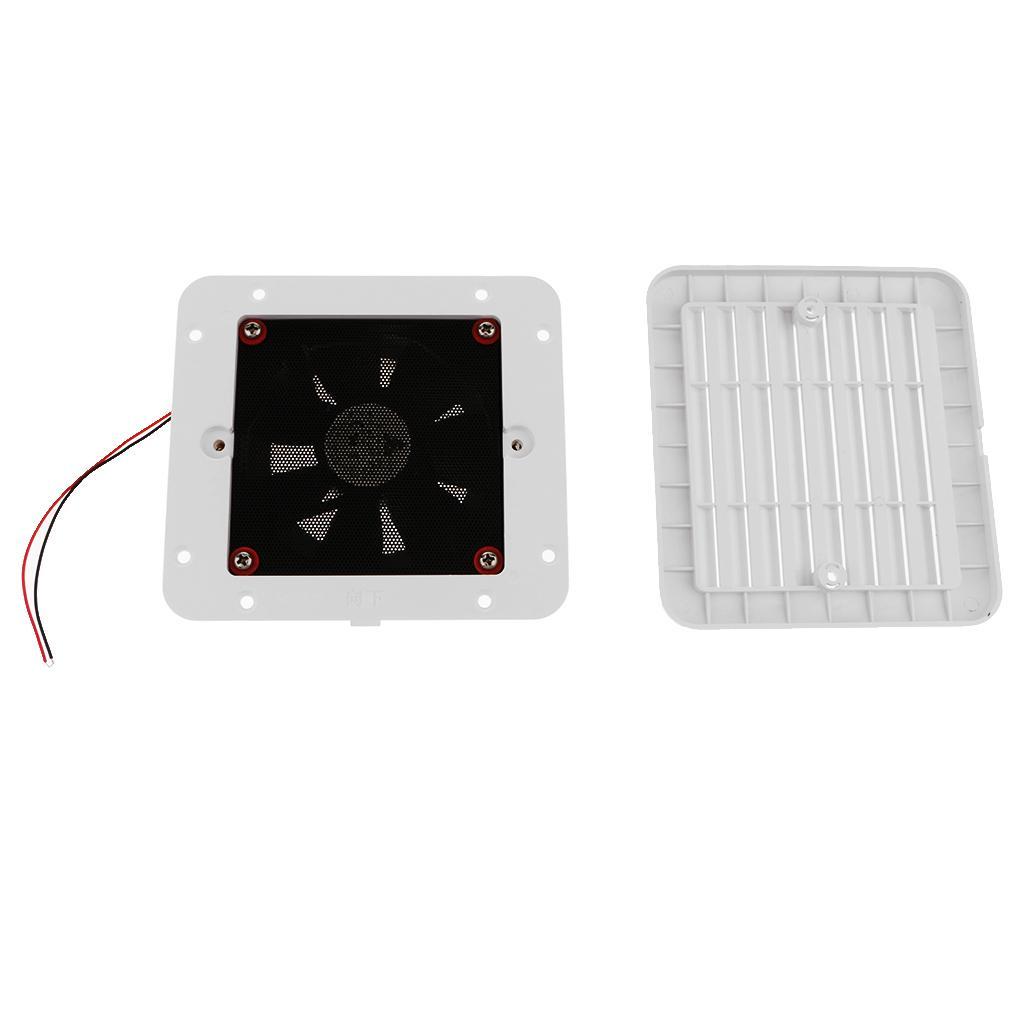 RV  Motorhome Side Air Vent Ventilation Cooling Exhaust Fan White