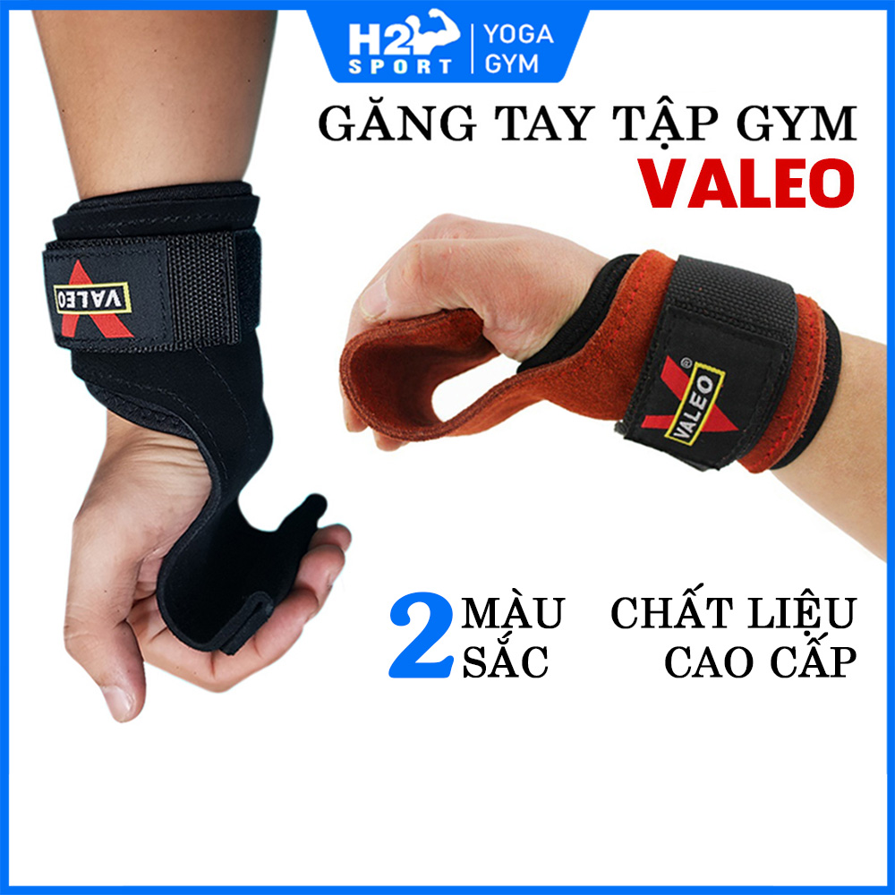 Găng Tay Tập Gym - Dây Kéo Lưng - Lifting Straps Valeo - (1 Đôi)