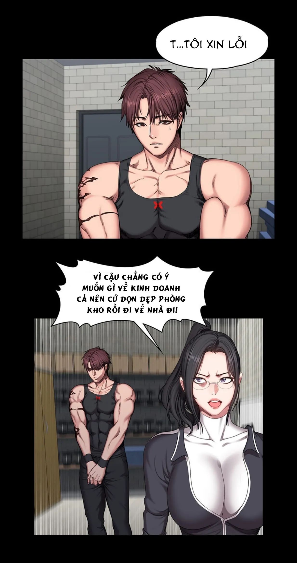 huấn luyện viên phòng thể hình - không che chapter 52 25