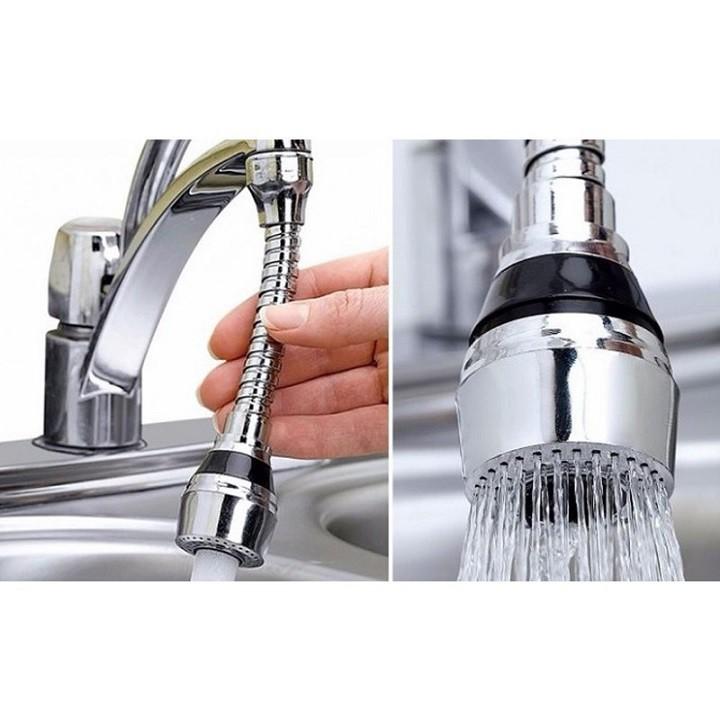 Đầu vòi tăng áp 2 chế độ loại dài 18 cm cho bồn rửa , vòi rửa bát, lavabo