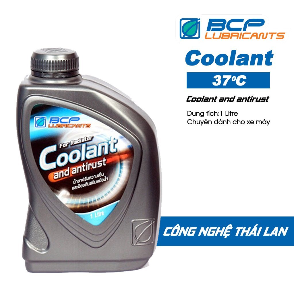 Nước Làm Mát Động Cơ Xe Máy - Ô Tô BCP Coolant And  Antirust 1L - Nhập Khẩu Thái Lan