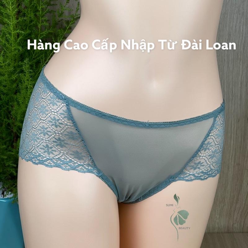 Set 8 quần lót nữ kháng khuẩn hàng Đài Loan lưng cao chất liệu mềm mại thoáng mát reng cực đẹp - M17101