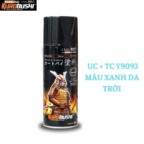 COMBO Sơn Samurai - MÀU XANH DA TRỜI Yamaha UC + TC Y9093 (400ml)
