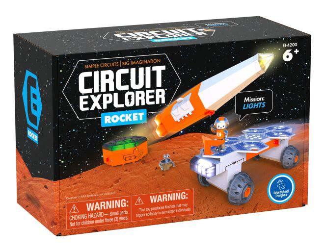 Educational Insights Nhà thám hiểm mạch điện mô hình tên lửa - Circuit Explorer Rocket