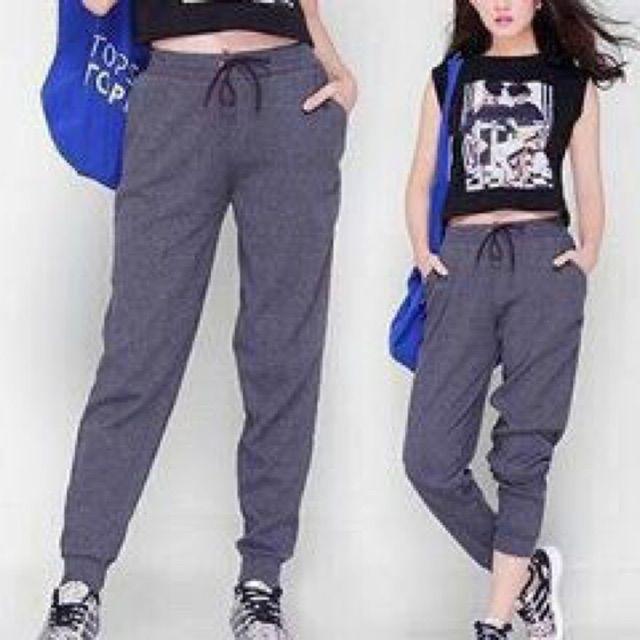 Quần jogger lỉ nữ