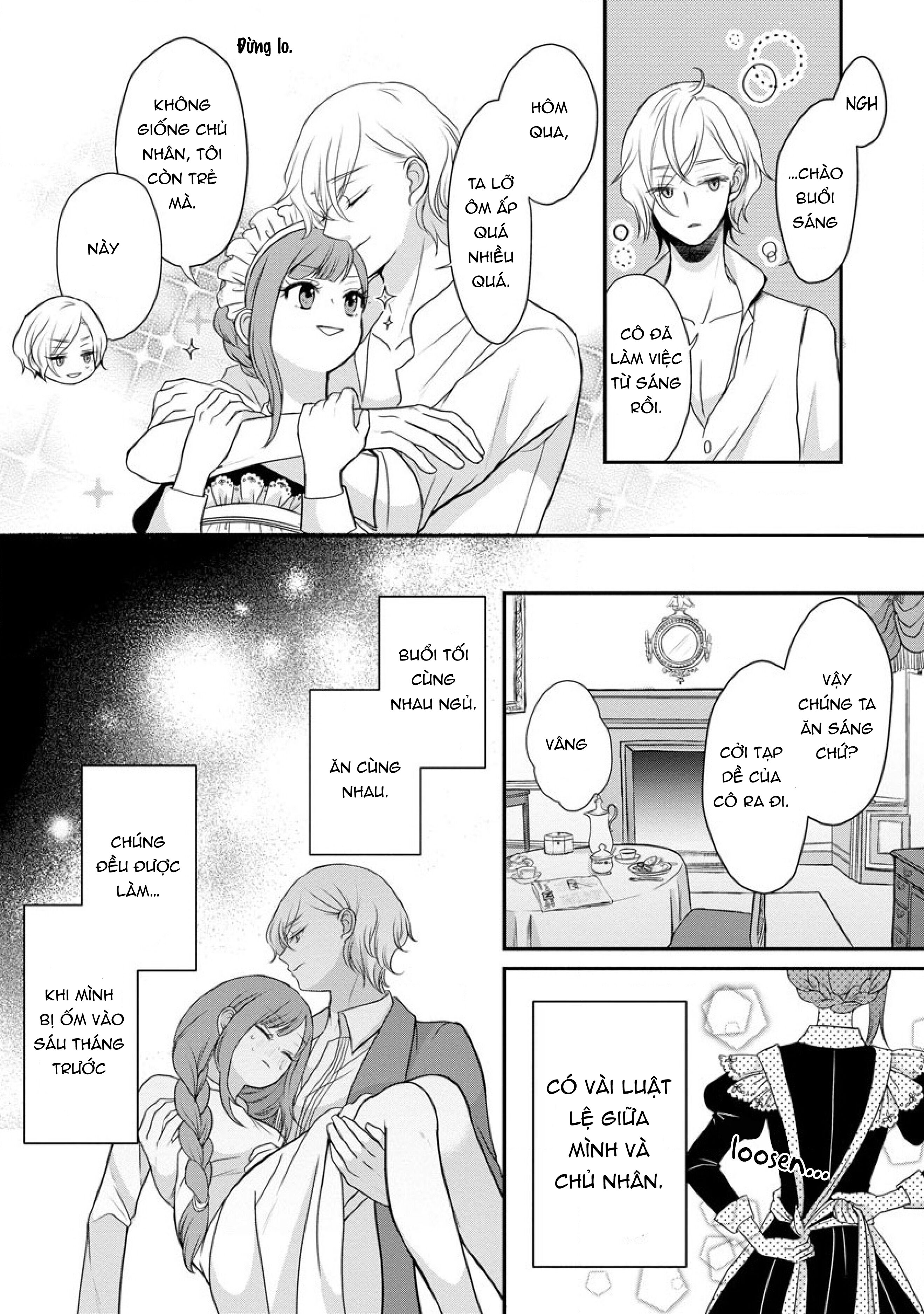 cô hầu dễ thương cùng chàng quý tộc điển trai chapter 2.1 4