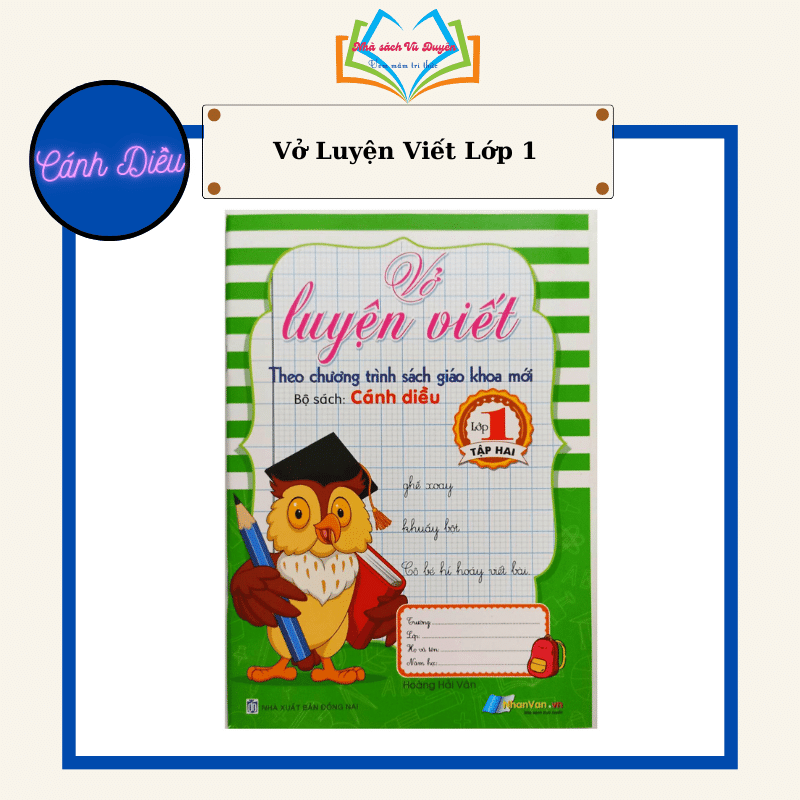 Sách - Vở luyện viết lớp 1 tập 2 - Theo chương trình sách giáo khoa mới cánh diều