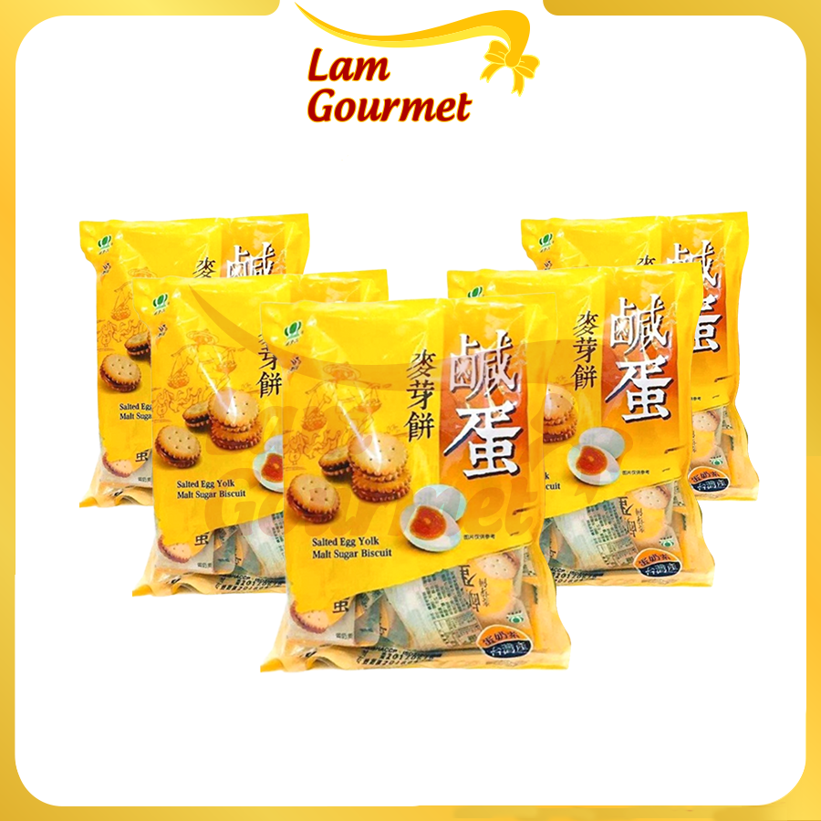 Combo 5 Túi Bánh quy trứng muối Đài Loan 500g