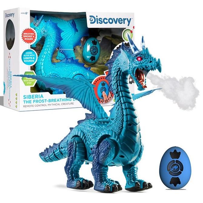 Rồng xanh di chuyển phát sáng đập cánh phun khói phát âm thanh thương hiệu STEAM