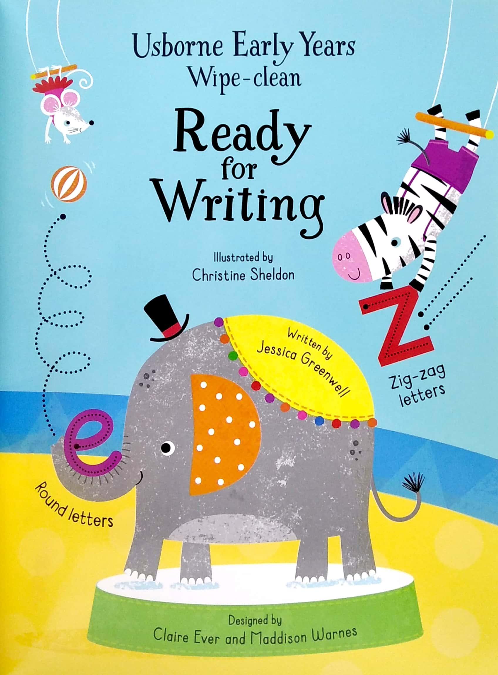 Usborne Early Years Wipe-Clean: Ready For Writing