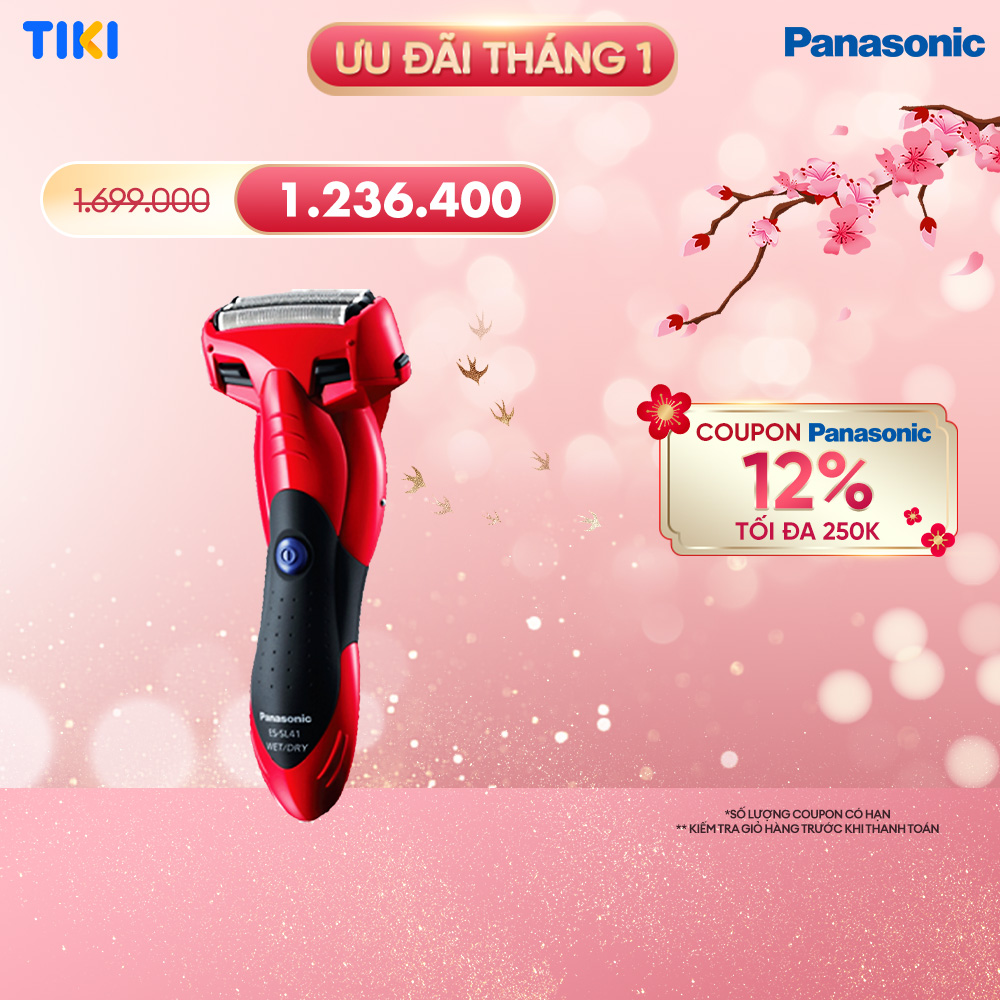 Máy cạo râu 3 lưỡi Panasonic ES-SL41-S453 - Hàng Chính Hãng