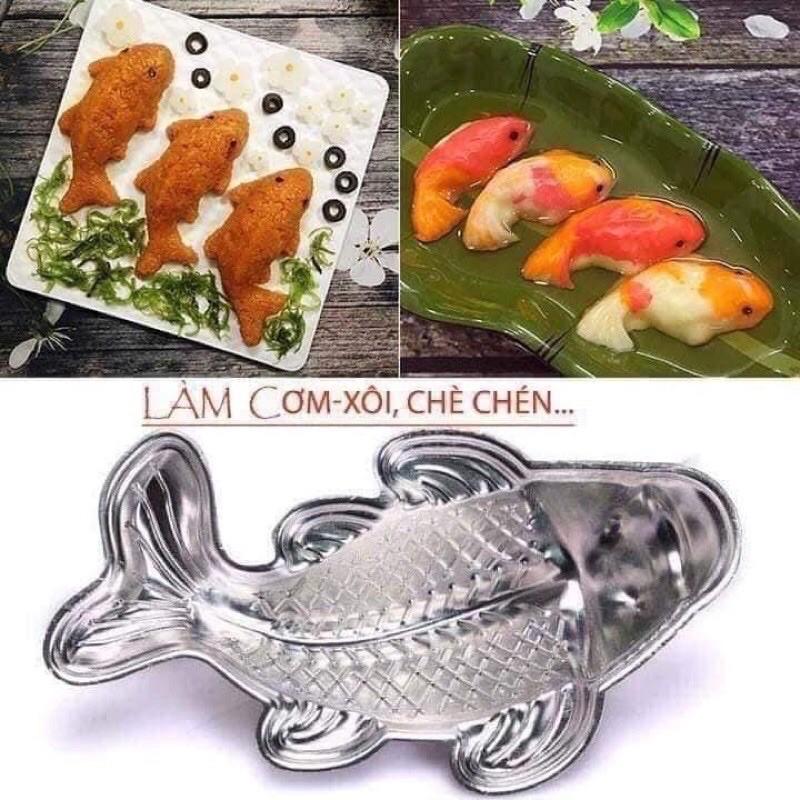 Khuân làm xôi ,khuân làm thạch hình cá chép