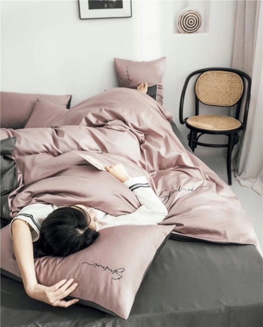 Bộ Chăn Ga Gối 4 Món Tencel Lụa 60s CAO CẤP CL-14