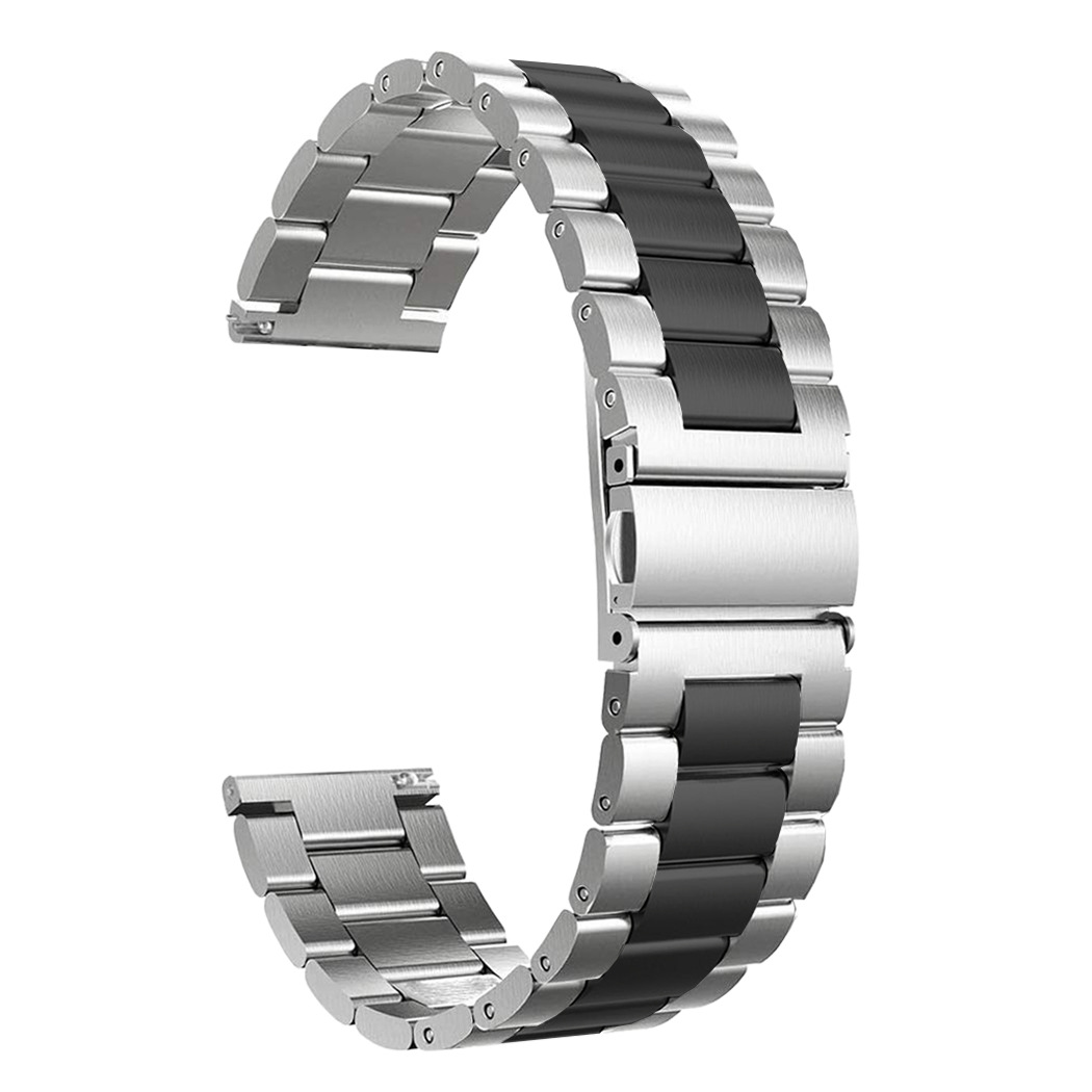 Dây Thép Hai Màu cho Galaxy Watch 6,5,4 Pro / Galaxy Watch 6,4 Classic / Galaxy Watch 5 Pro / Huawei GT 1,2,3,4 / Xiaomi Watch / Garmin Size 20mm / 22mm - Hàng Nhập Khẩu