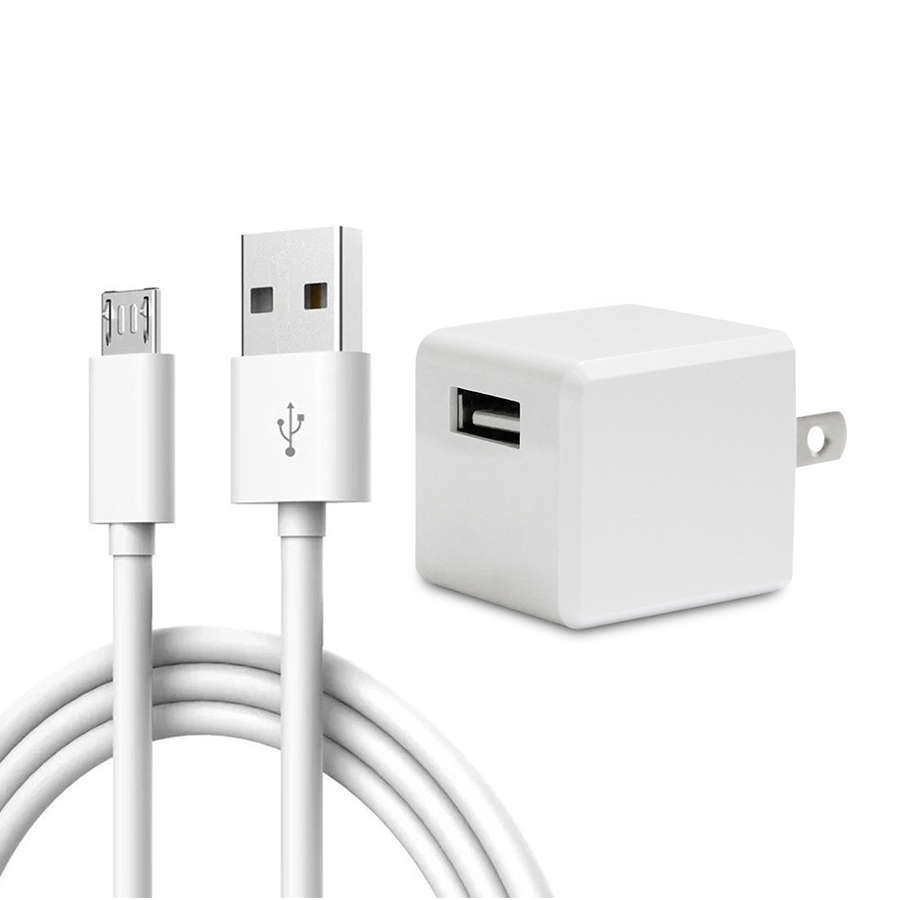 Combo Củ sạc điện thoại 5V/1A & Dây sạc cổng Micro USB chính hãng cao cấp