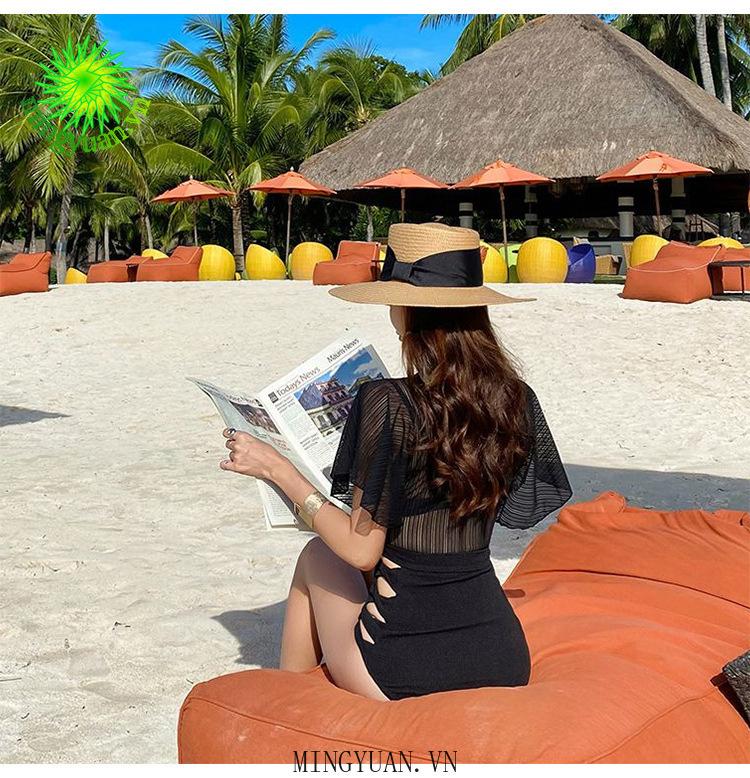 Bộ Bikini Liền Thân Cổ Chữ V Quyến Rũ Cho Nữ