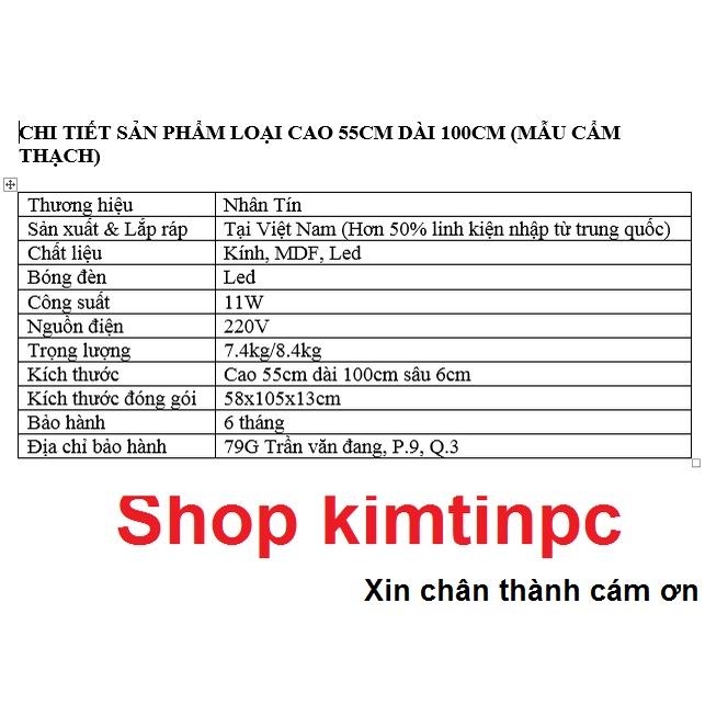 Lịch vạn niên - Tranh led Cẩm Thạch – 55x100cm - mã 889