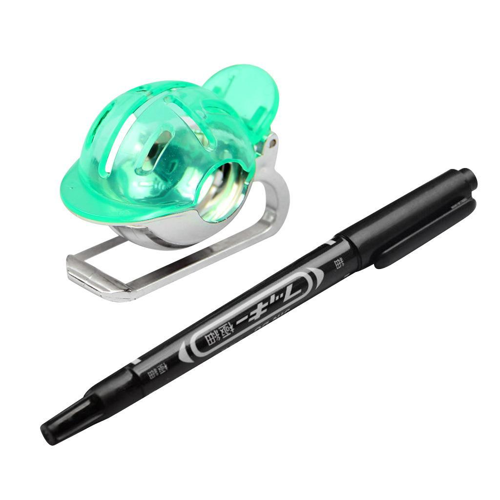 Portable Golf Ball Liner Marker Clip Drawing Alignment Tool -