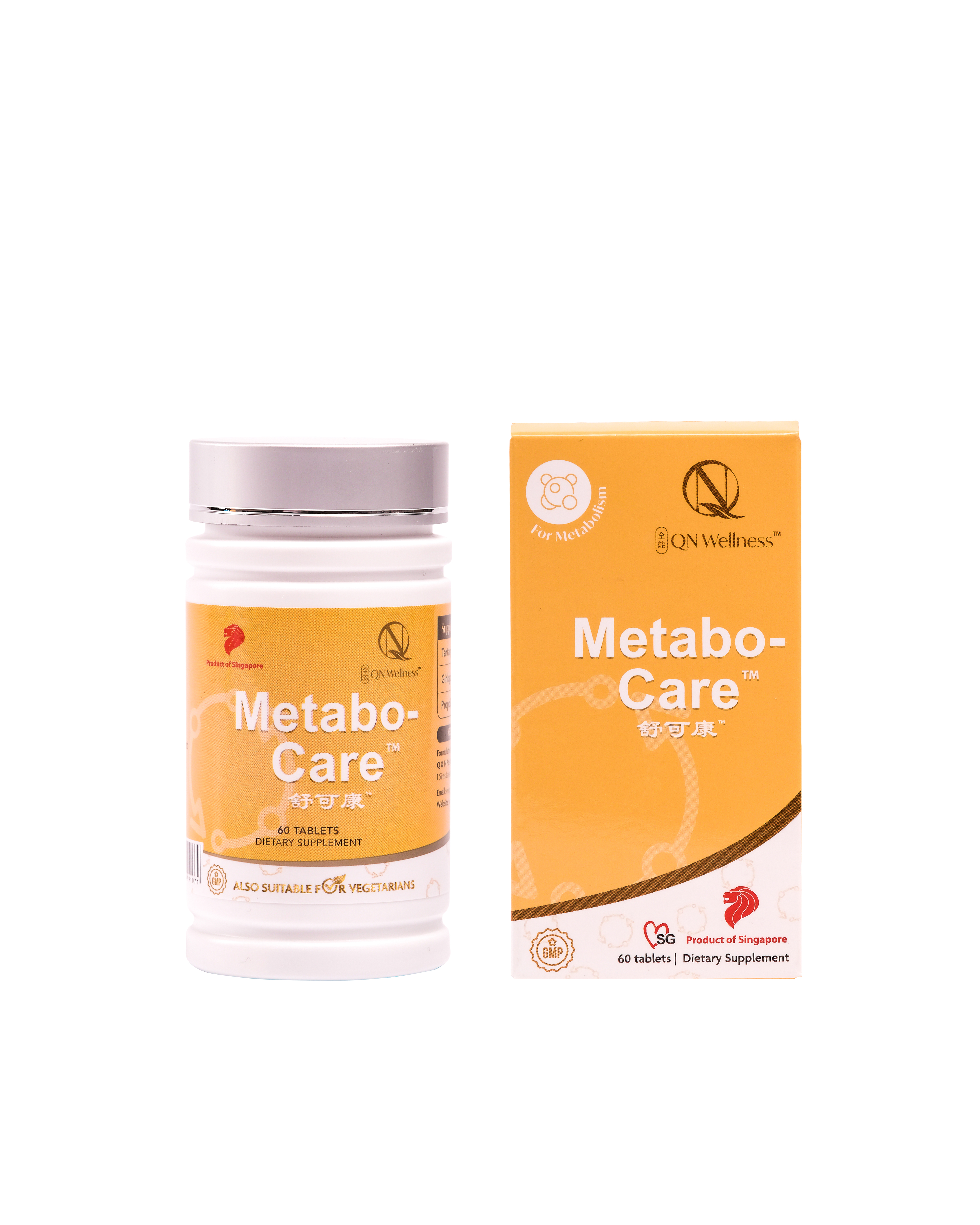 Viên Uống Bổ Sung Metabo-Care QN Wellness Hỗ Trợ Chức Năng Tuyến Tụy, Tăng Cường Lưu Thông Máu, Cải Thiện Sức Khỏe Làn Da - Hộp 60 Viên