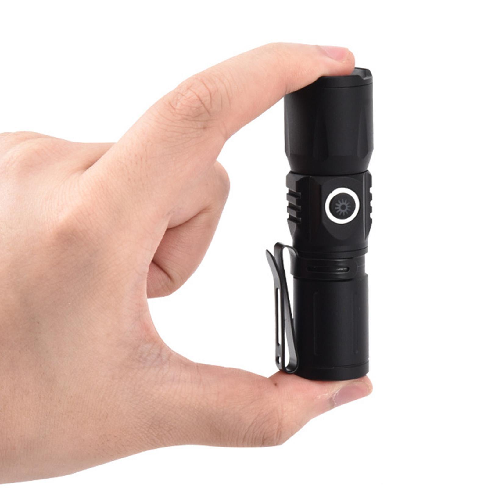 Camp Flashlight Handheld Pocket Flashlight for Outdoor Exploring Backpacking