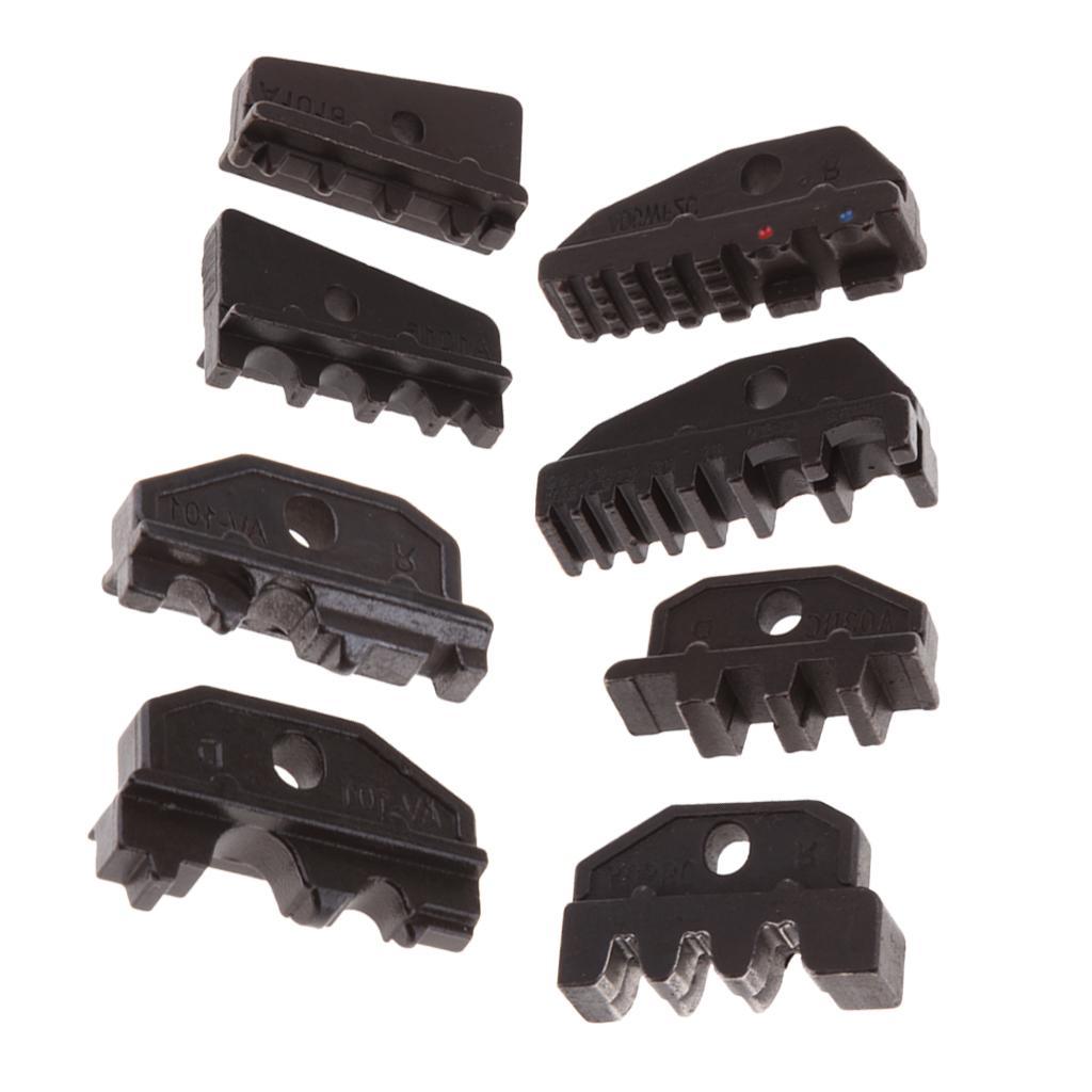 4Pcs Interchangeable Die Set for Non-insulated/Insulated Terminal Connectors