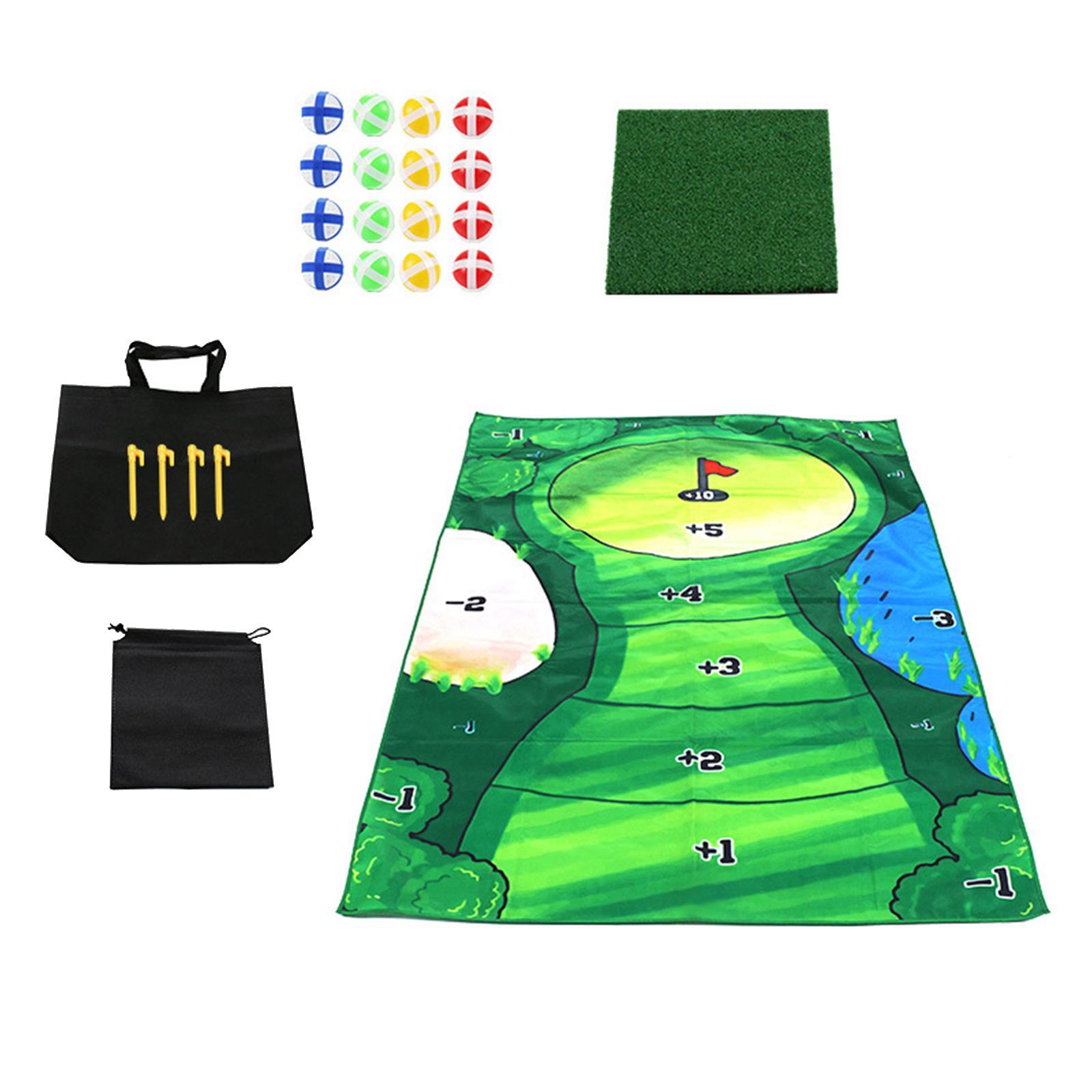 Golf Practice Blanket Toy Durable Golf Golf Game Sticky Blanket for Home
