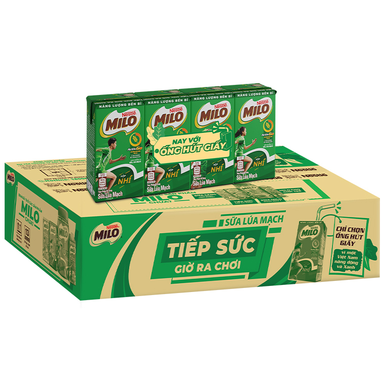 Thùng 48 hộp sữa lúa mạch Nestlé MILO 115ml (48x115ml)