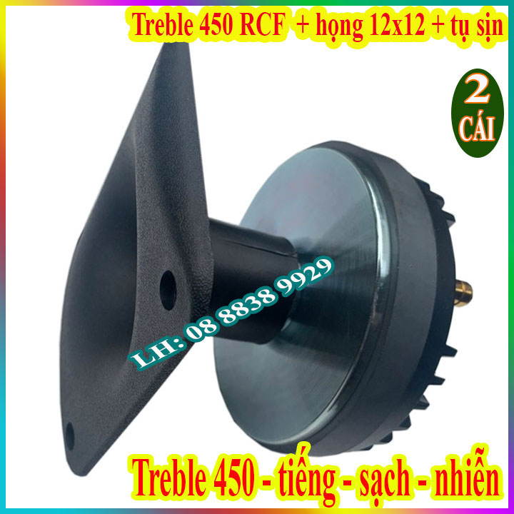 CẶP LOA TREBLE KÈN 450 RCF TIẾNG NHUYỄN MỊN NẮP NHÔM HÀNG NHẬP KHẨU + HỌNG 12x12 + TỤ SỊN - GIÁ 2 CÁI