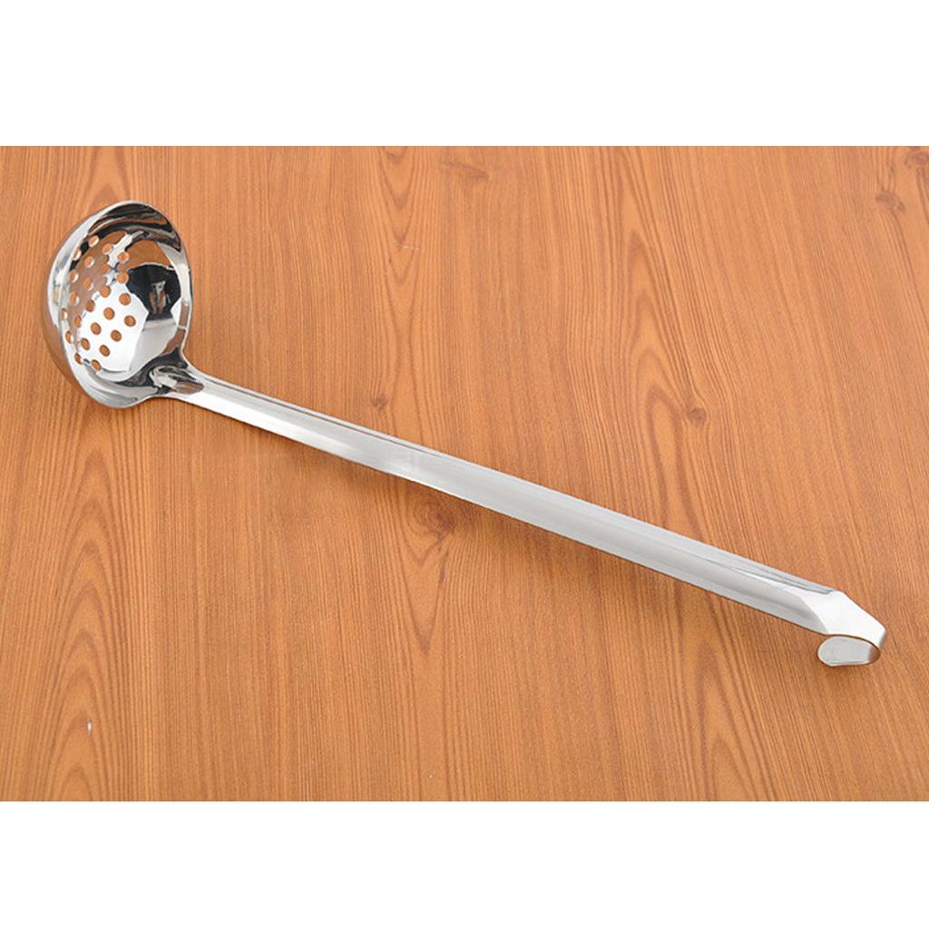 Stainless Steel Colander Oil Soup Ladle Spoon Kitchen Cooking Utensil 7cm