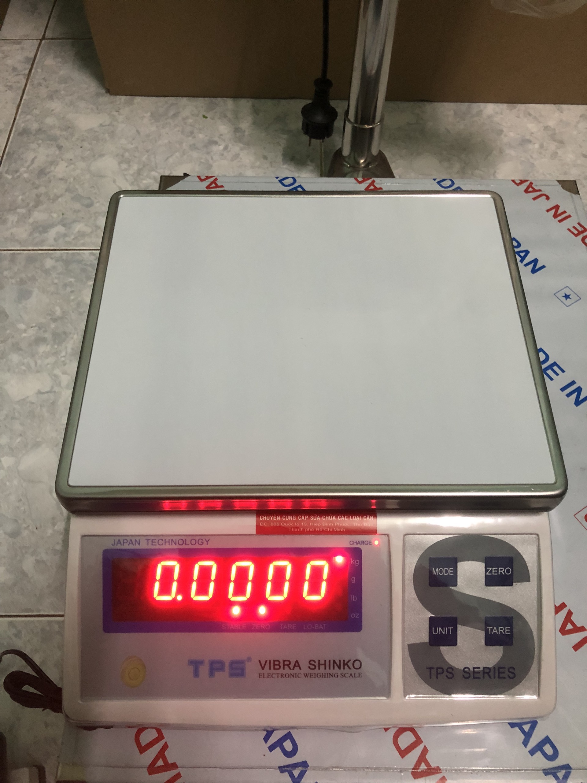 Cân Điện Tử VIBRA SHIKO TPS 15 KG 0.5 G