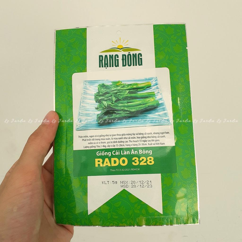 Hạt giống cải làn RD 328 gói 5gr - LOẠI ĂN BÔNG