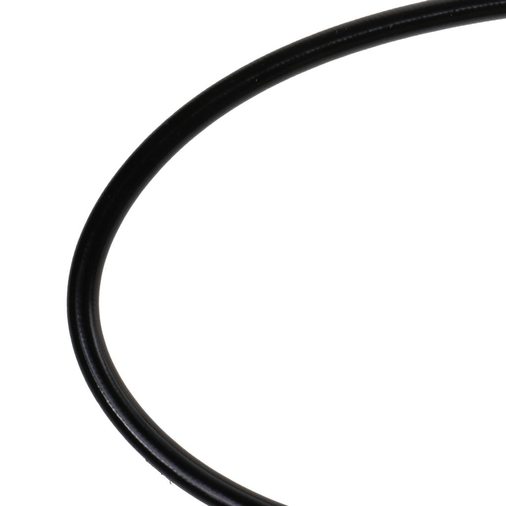 90cm Motorcycle Braided Steel Brake Clutch Oil Hose Line Pipe - Black