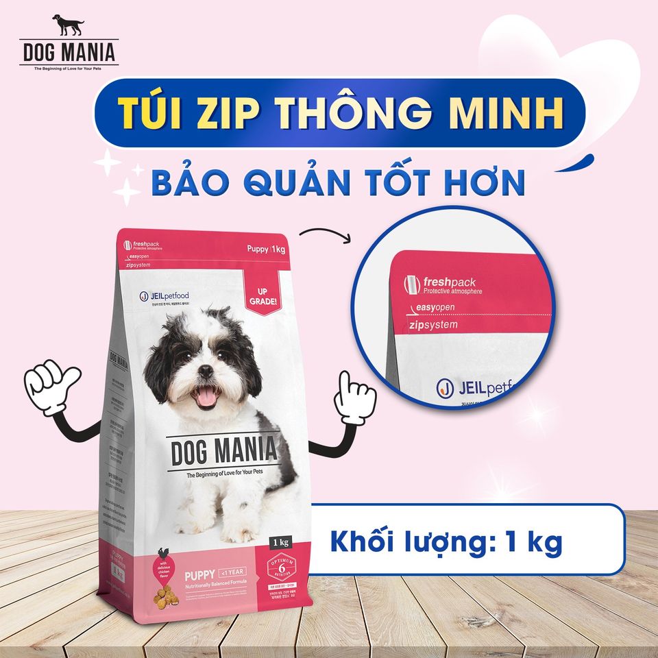 Dog Mania - Thức ăn hạt CHO CHÓ NHỎ nhập khẩu HÀN QUỐC